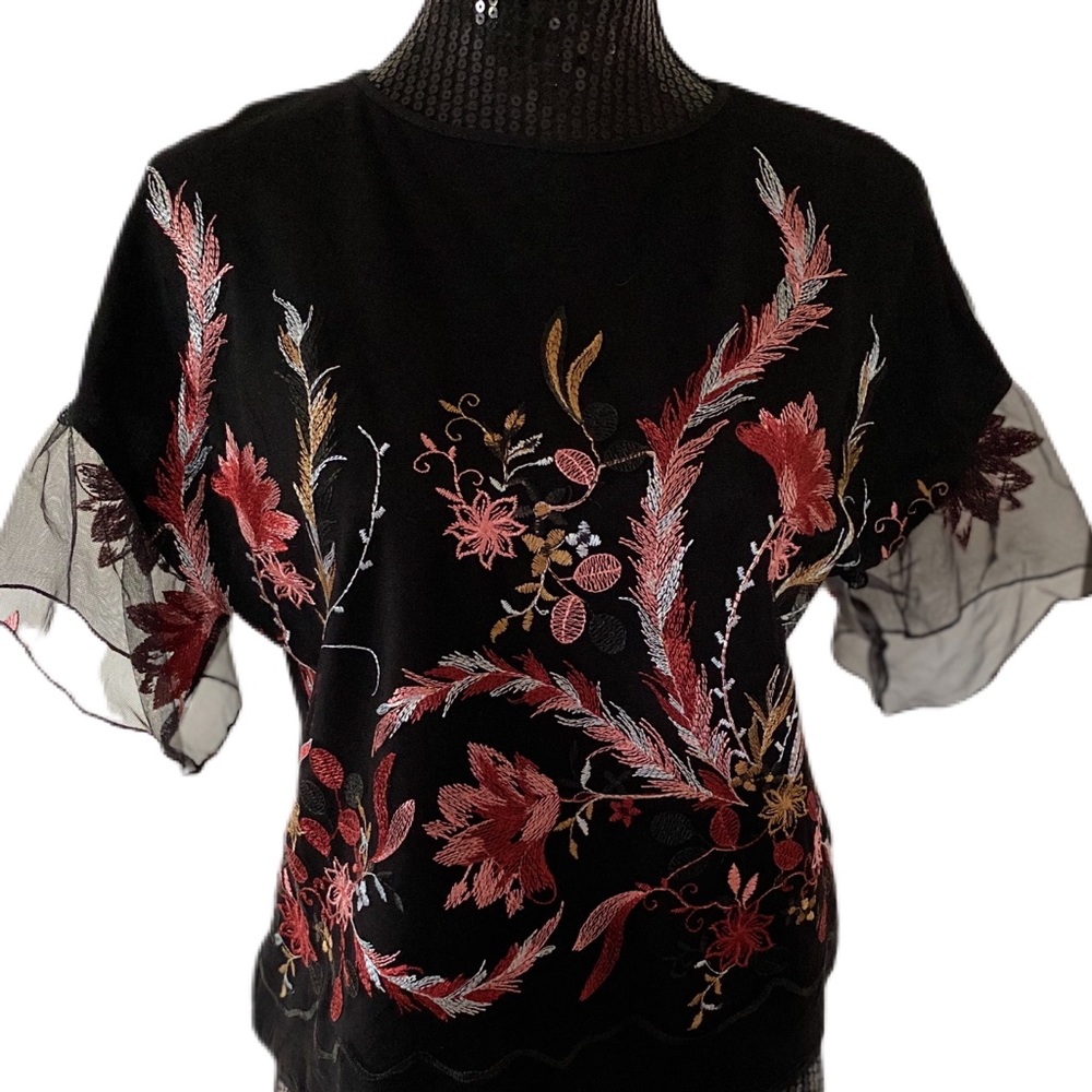 Primark Dress Shirt with Sheer Arms
